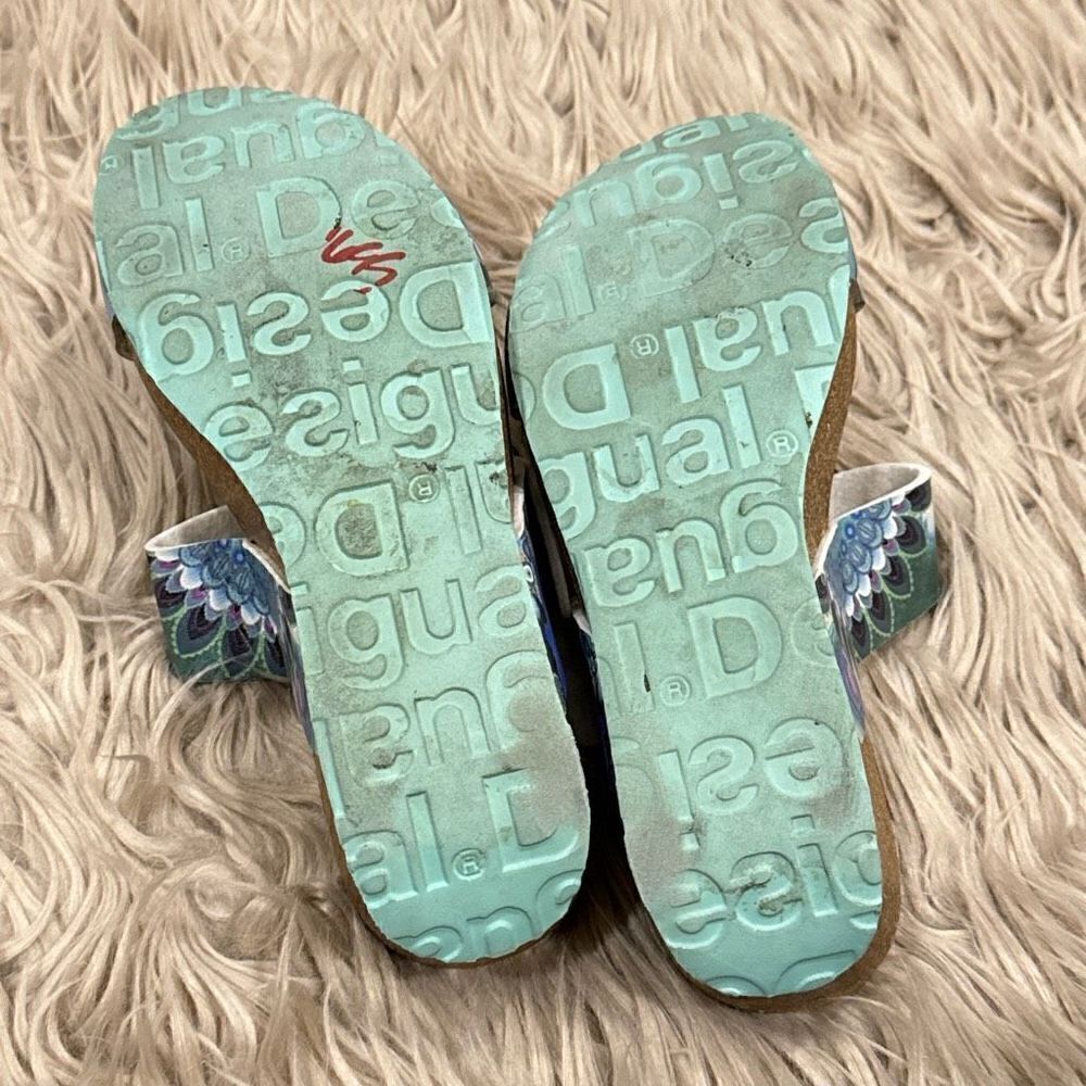 Desigual wedge platform sandals - Picture 9 of 12